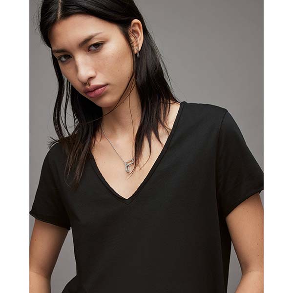 Allsaints Australia Womens Emelyn Tonic T-Shirt Black AU72-410